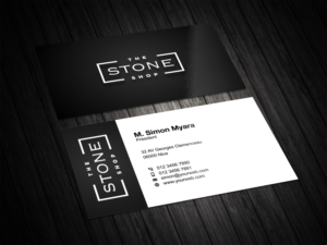 Business Card Design by vintana for The Stone Shop | Design: #27858126