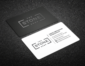 Business Card Design by R.design for The Stone Shop | Design: #27849367