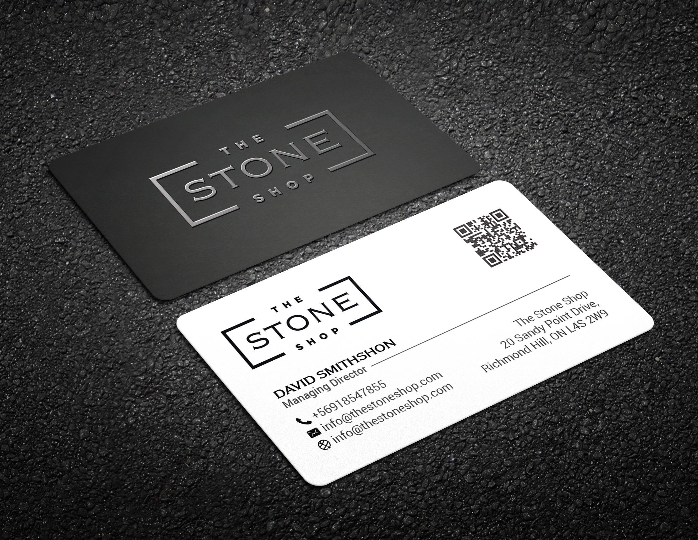 Business Card Design by R.design for The Stone Shop | Design #27849369