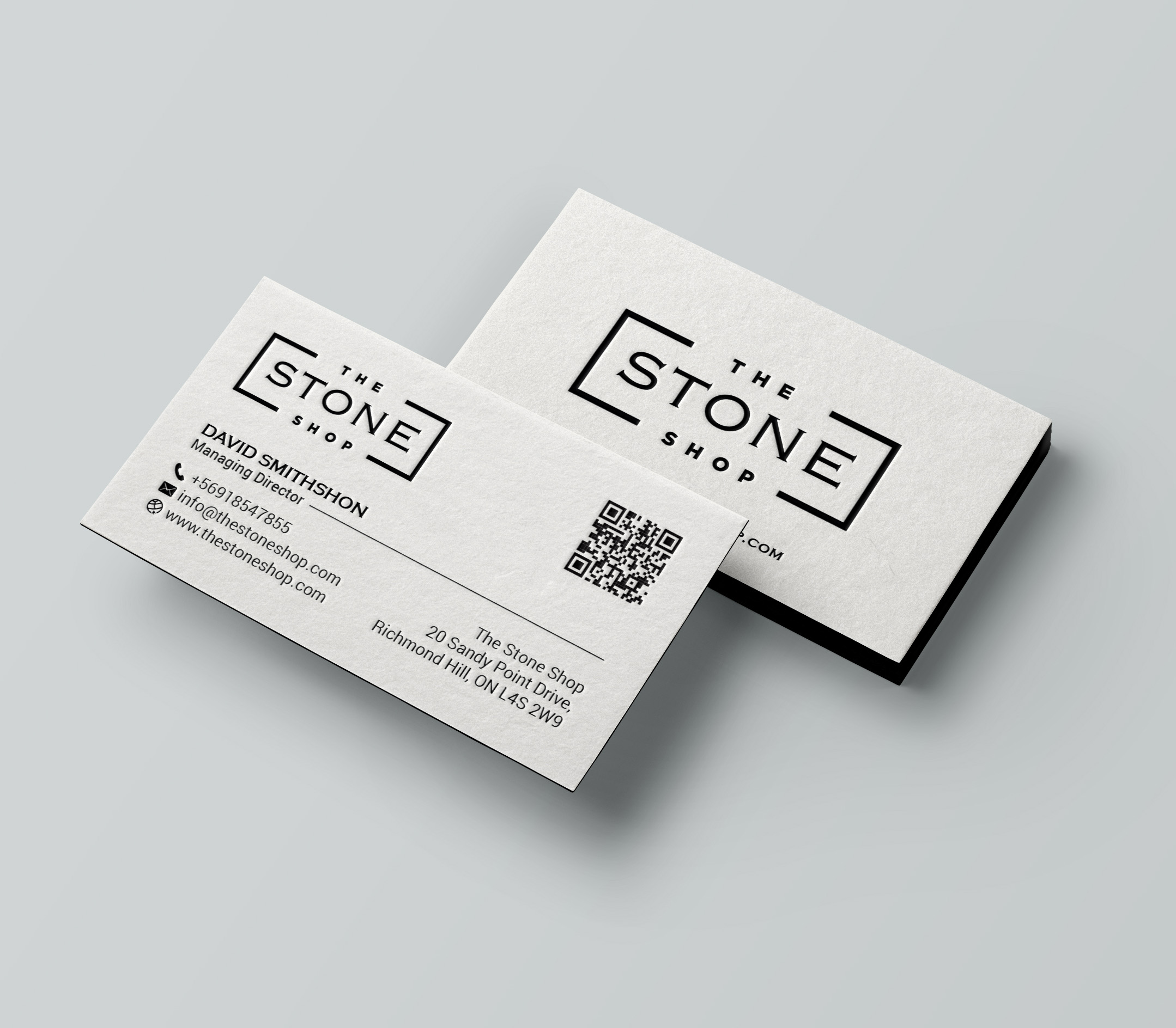 Business Card Design by R.design for The Stone Shop | Design #27849387
