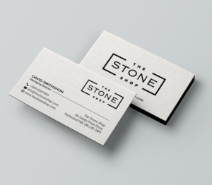 Business Card Design by R.design for The Stone Shop | Design: #27849397