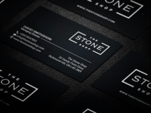 Business Card Design by R.design for The Stone Shop | Design: #27849405