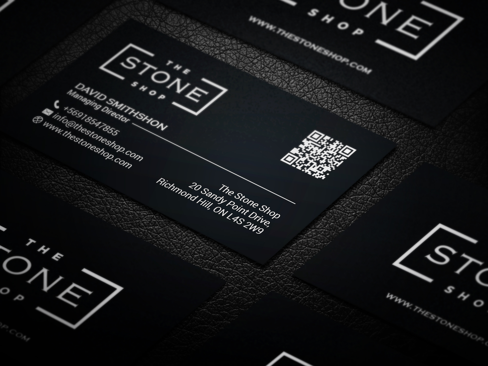 Business Card Design by R.design for The Stone Shop | Design #27849417