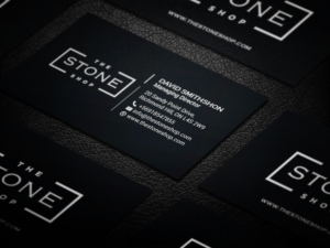 Business Card Design by R.design for The Stone Shop | Design: #27849418
