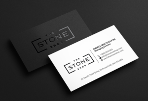 Business Card Design by R.design for The Stone Shop | Design: #27857335