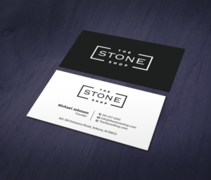 Business Card Design by MDesign for The Stone Shop | Design: #27849392