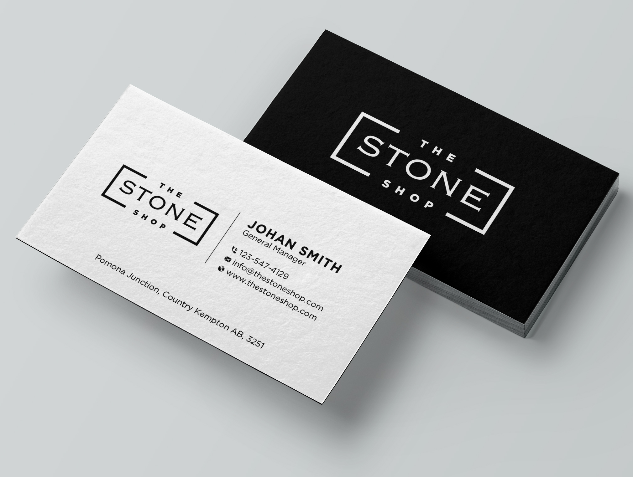 Business Card Design by Uttom 2 for The Stone Shop | Design #27849326