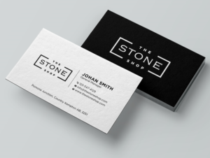 Business Card Design by Uttom 2 for The Stone Shop | Design: #27849326