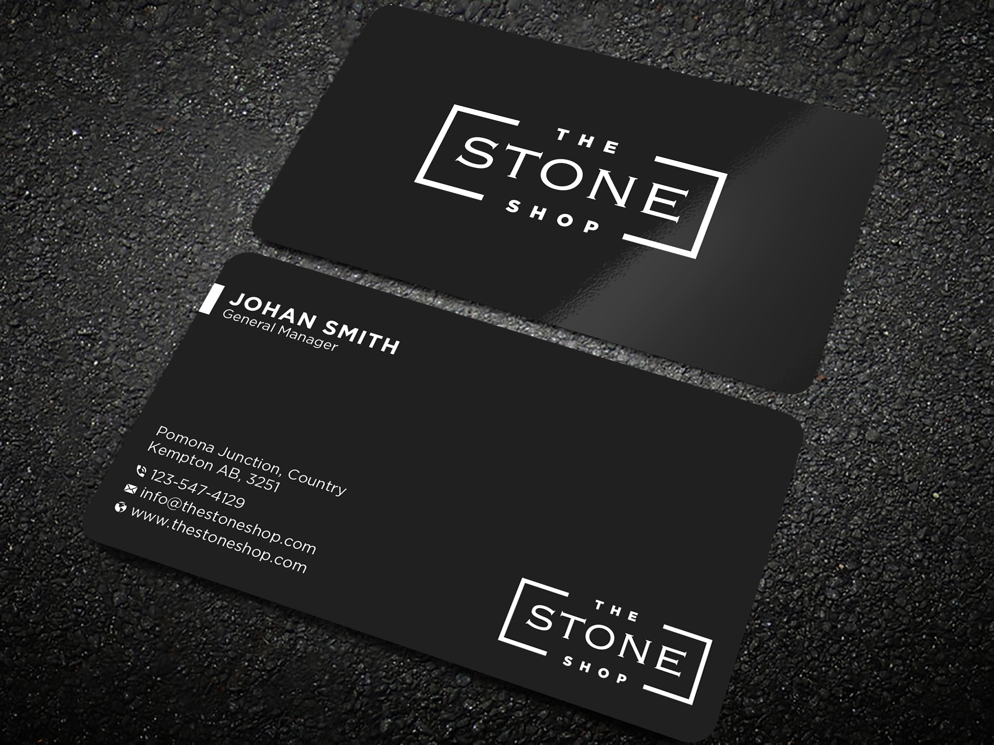 Business Card Design by Uttom 2 for The Stone Shop | Design #27849333