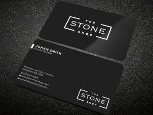 Business Card Design by Uttom 2 for The Stone Shop | Design: #27849333