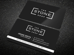 Business Card Design by Uttom 2 for The Stone Shop | Design: #27849334