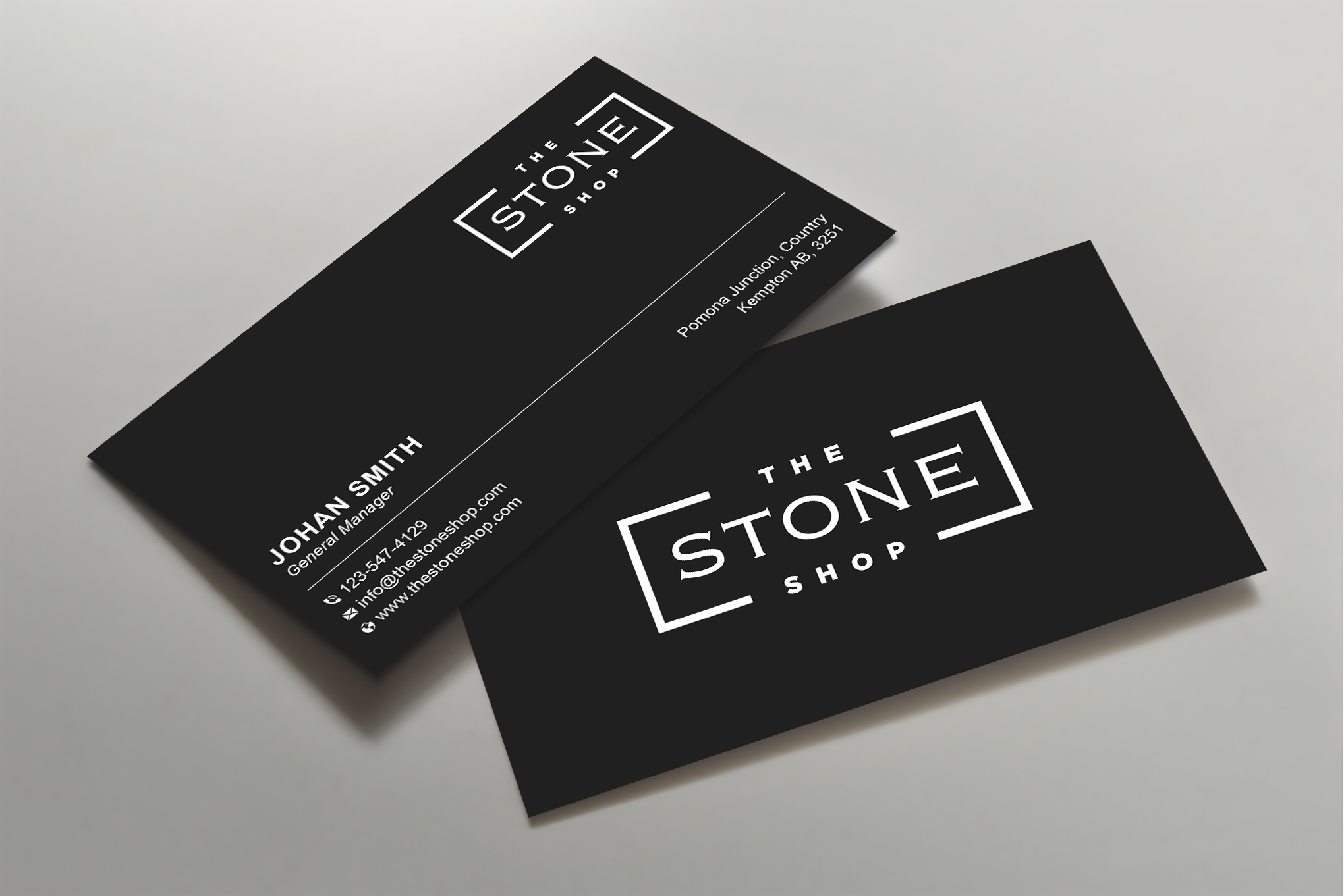 Business Card Design by Uttom 2 for The Stone Shop | Design #27849335