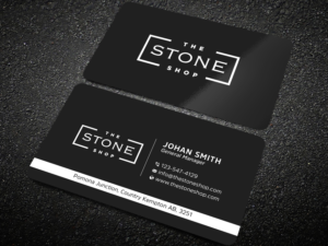 Business Card Design by Uttom 2 for The Stone Shop | Design: #27849336