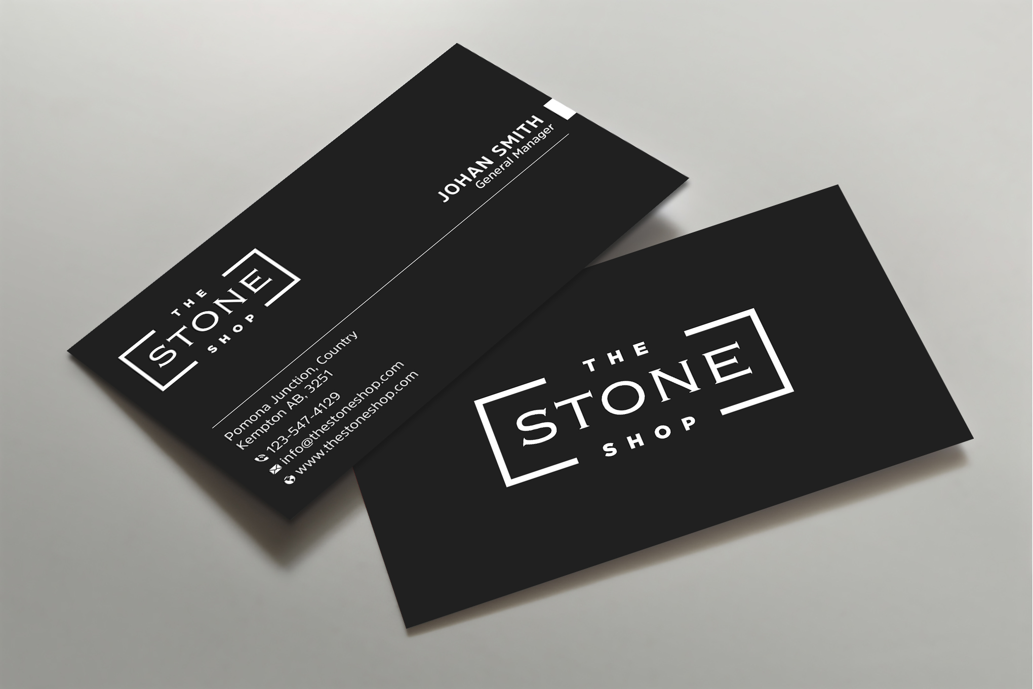 Business Card Design by Uttom 2 for The Stone Shop | Design #27849341