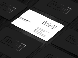 Business Card Design by Uttom 2 for The Stone Shop | Design: #27858666
