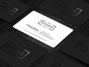 Business Card Design by Uttom 2 for The Stone Shop | Design: #27858668