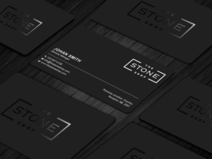 Business Card Design by Uttom 2 for The Stone Shop | Design: #27858672