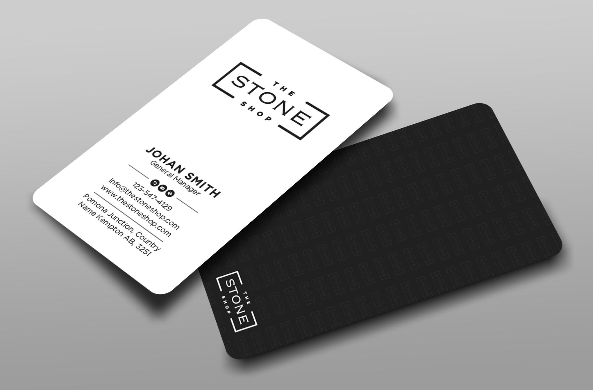 Business Card Design by Uttom 2 for The Stone Shop | Design #27858673
