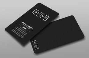 Business Card Design by Uttom 2 for The Stone Shop | Design: #27858675