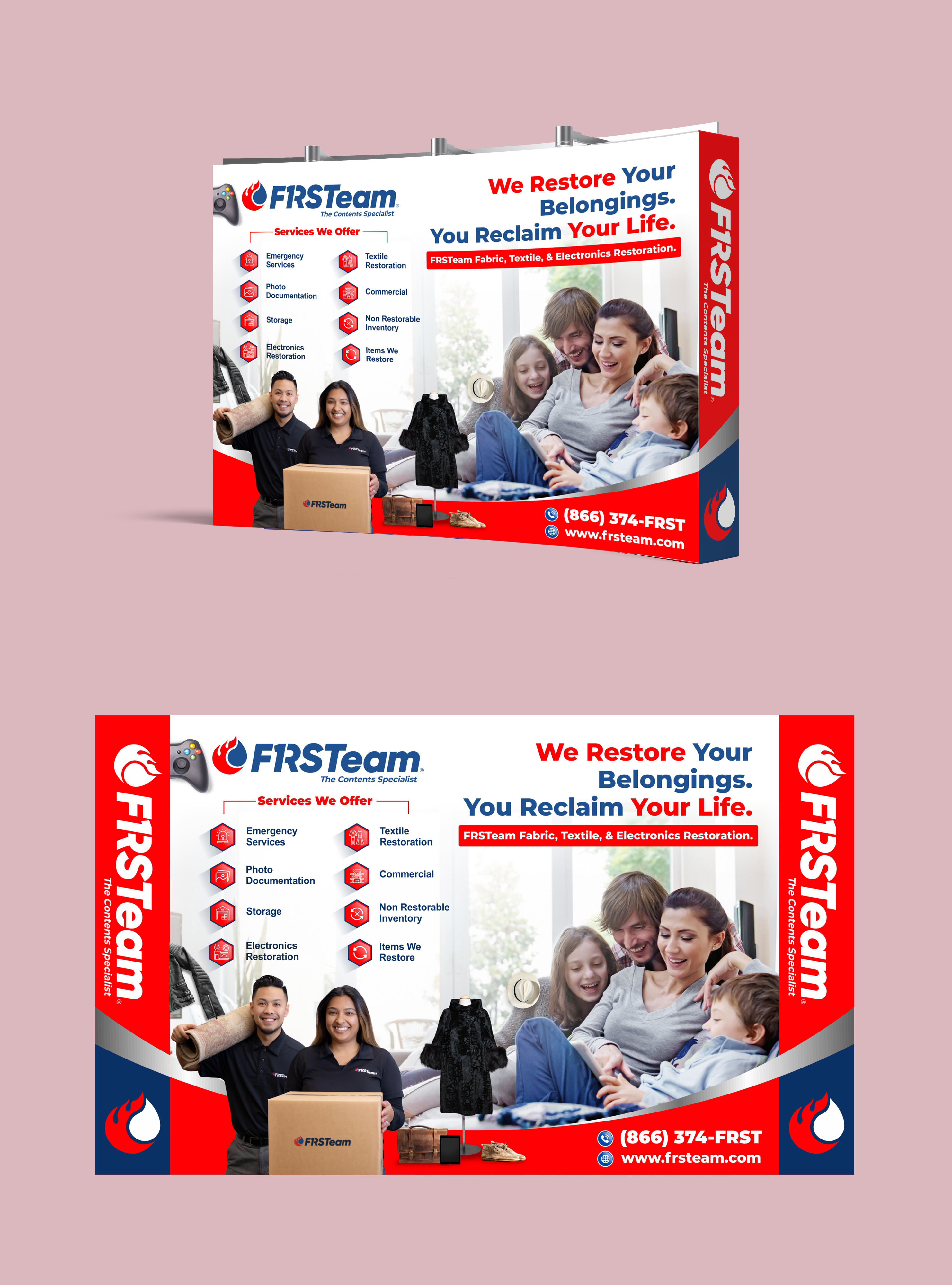 Trade Show Booth Design by KreativeMadz for FRSTeam | Design #27866522