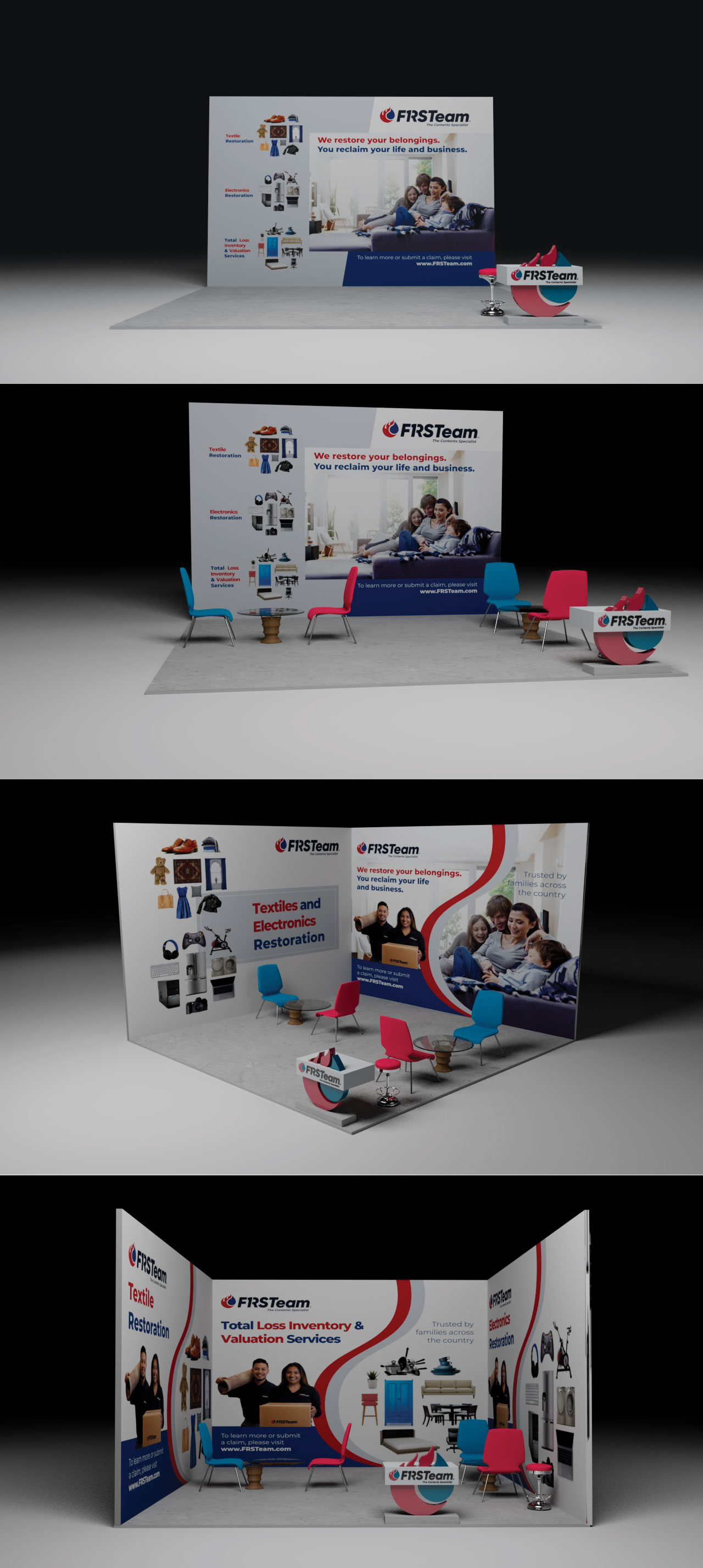 Trade Show Booth Design by Creative D2024 for FRSTeam | Design #27878214