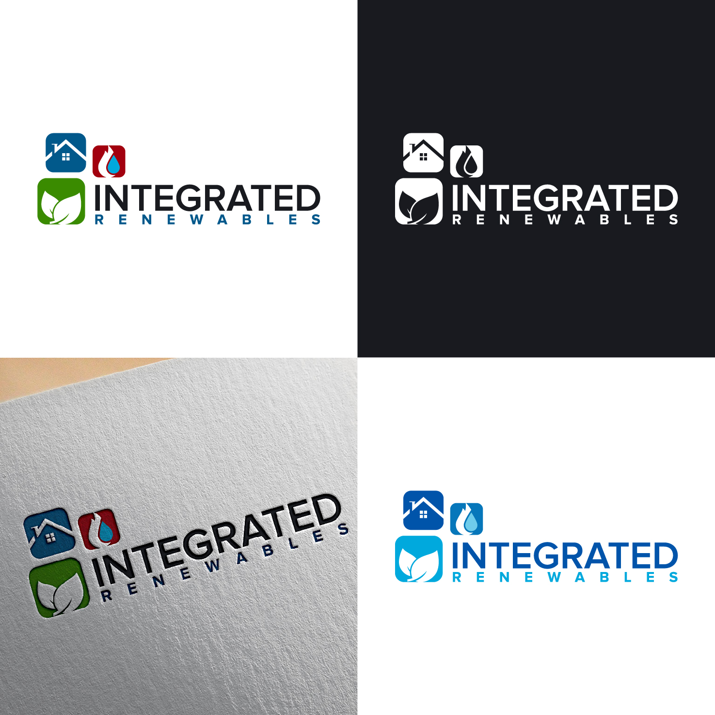 Logo Design by 4tech services for Integrated Renewables LTD | Design #27863503