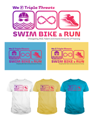 We r Triple Threats | T-Shirt-Design von HUNG LEE