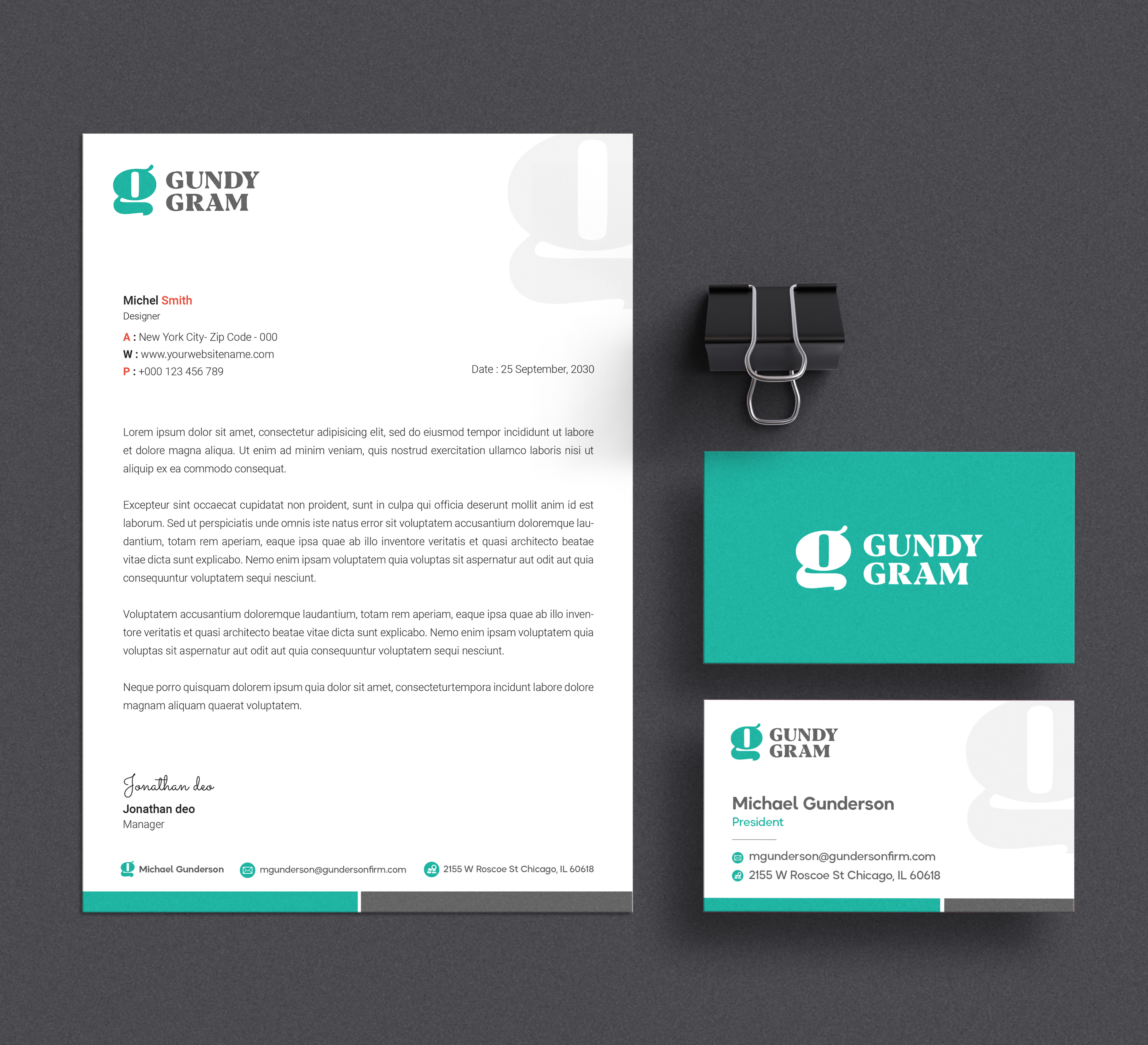 Stationery Design by Tilt for this project | Design #27861241