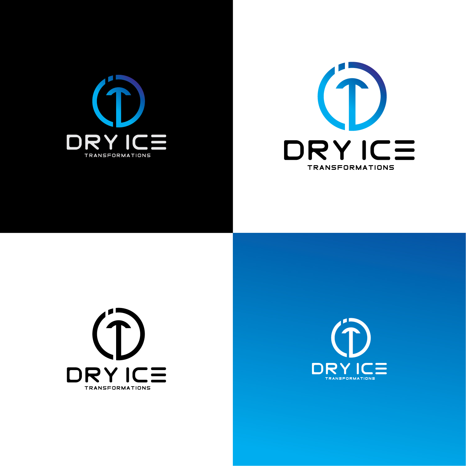 Logo Design by Maxo-Biz for Dry Ice Transformations, LLC | Design #27863967