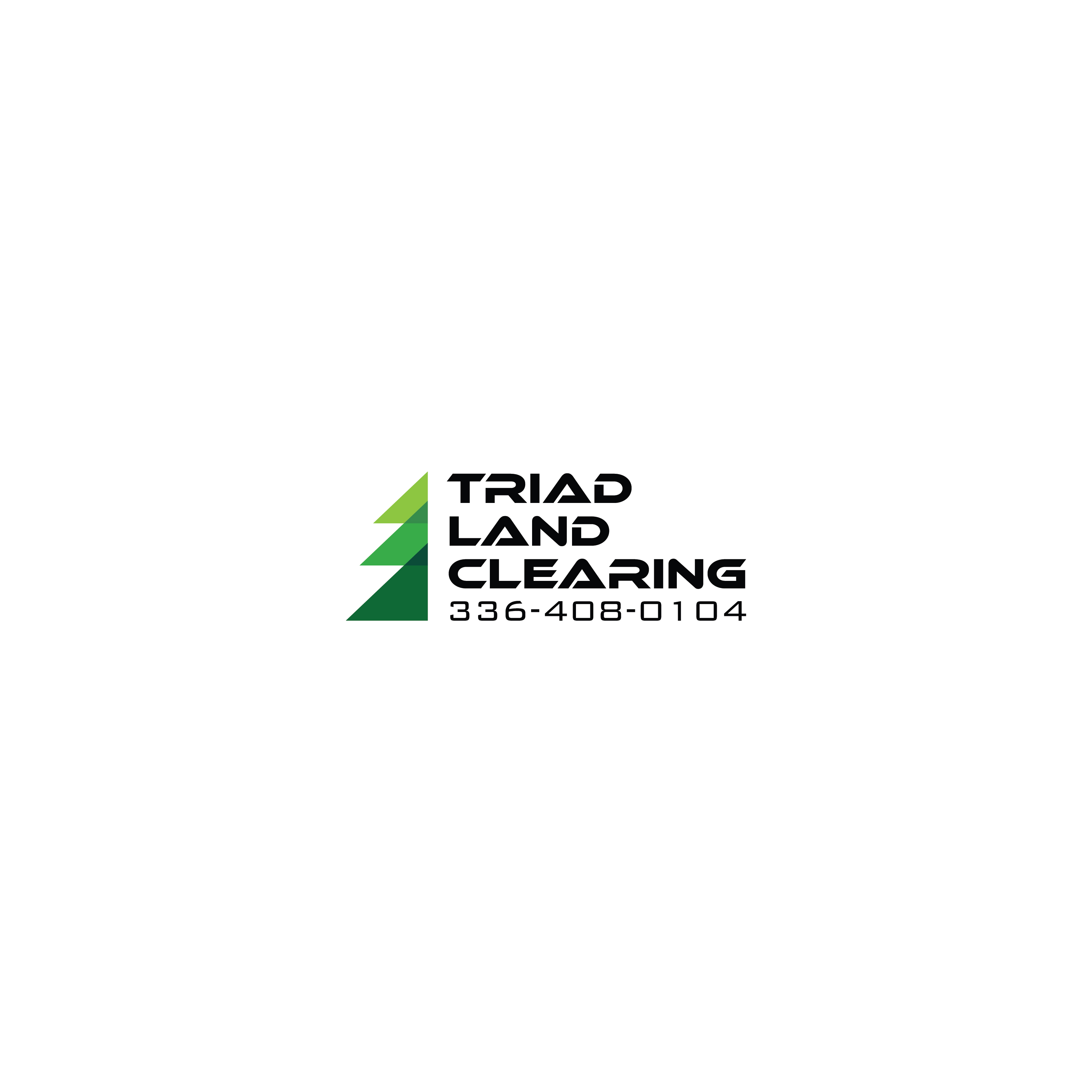 Logo Design by WhiteBricks for Triad Land Clearing  | Design: #27900189
