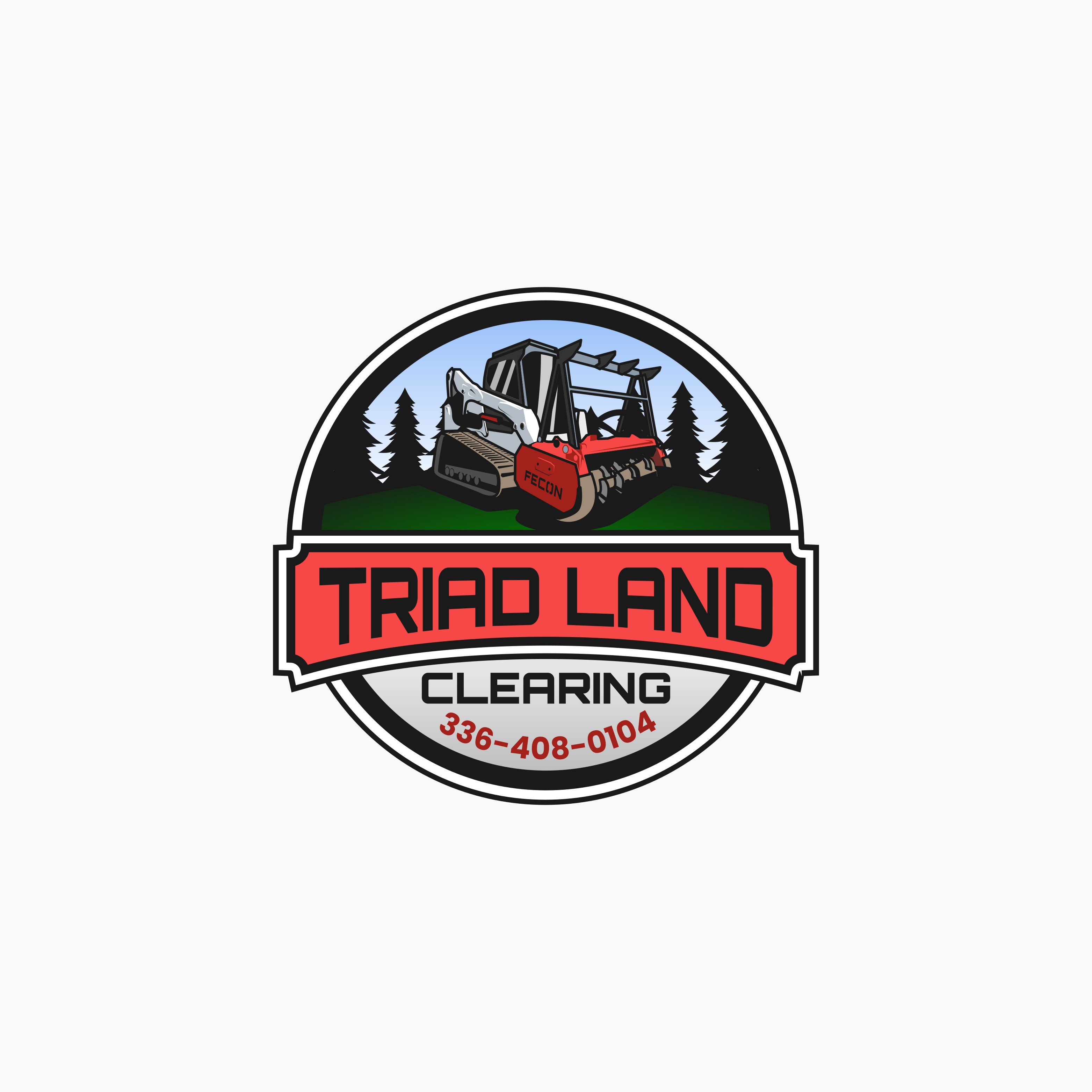 Logo Design by Ota design for Triad Land Clearing  | Design #27892790
