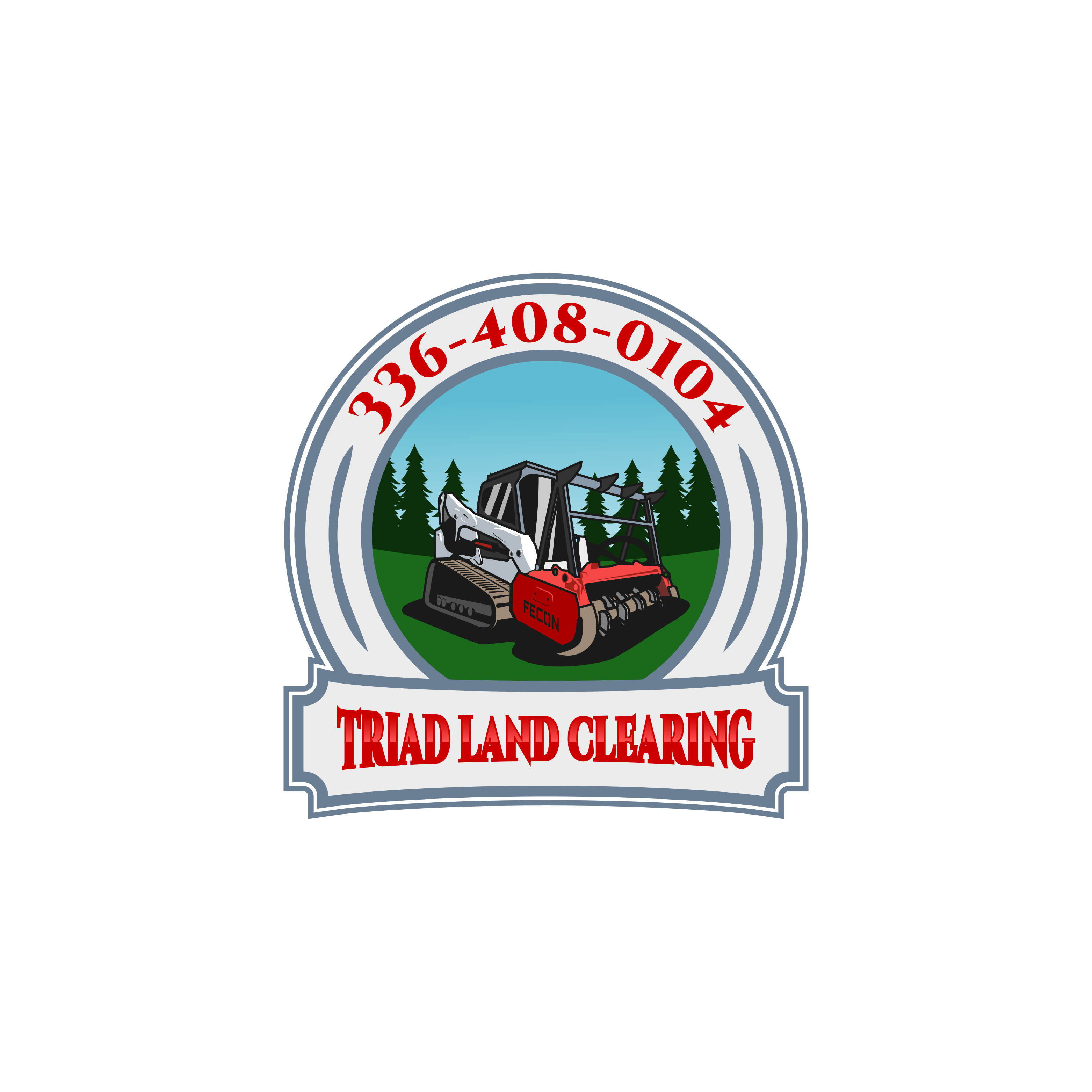 Logo Design by Ota design for Triad Land Clearing  | Design #27902043