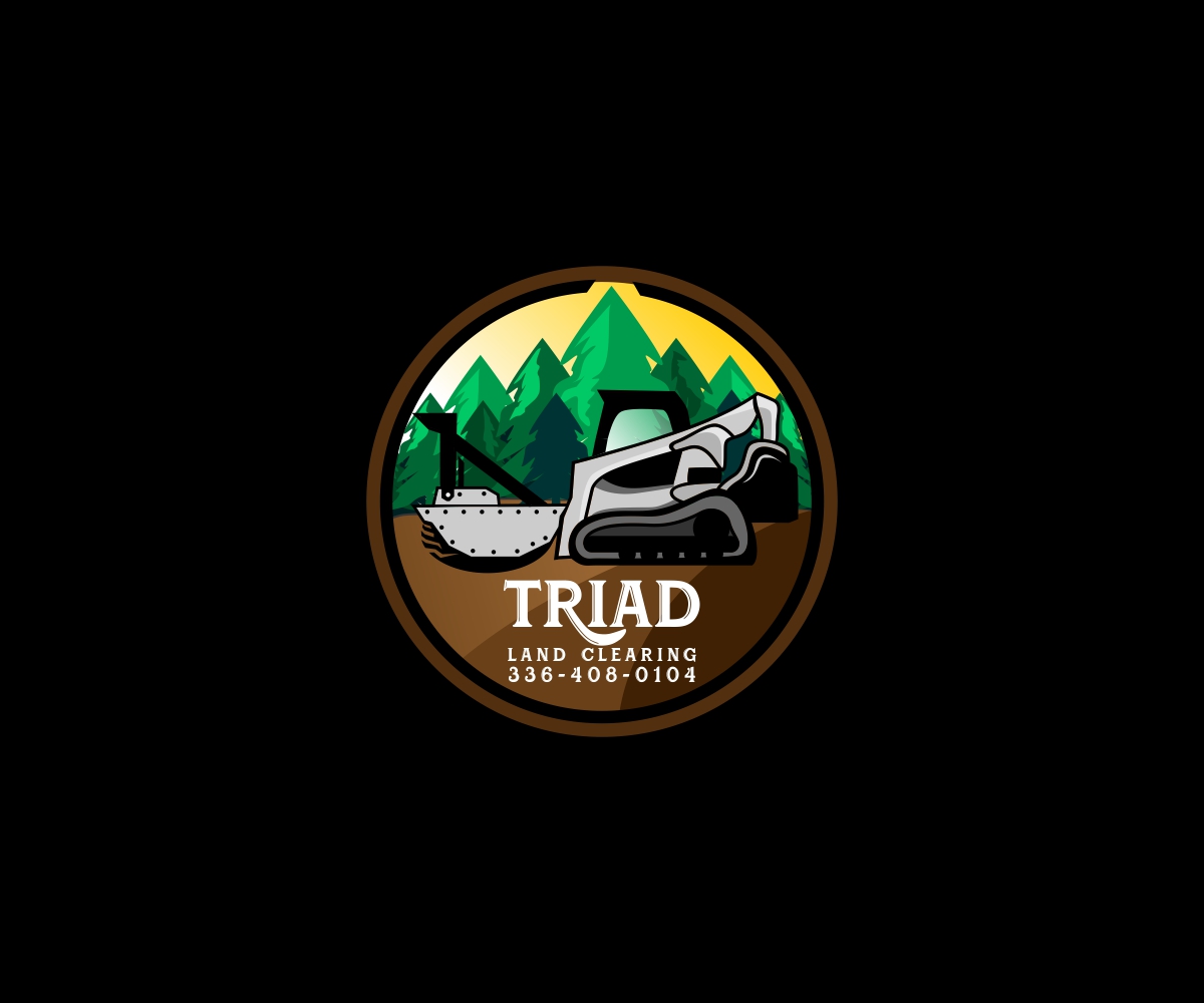 Logo Design by rastf2day for Triad Land Clearing  | Design #27894697