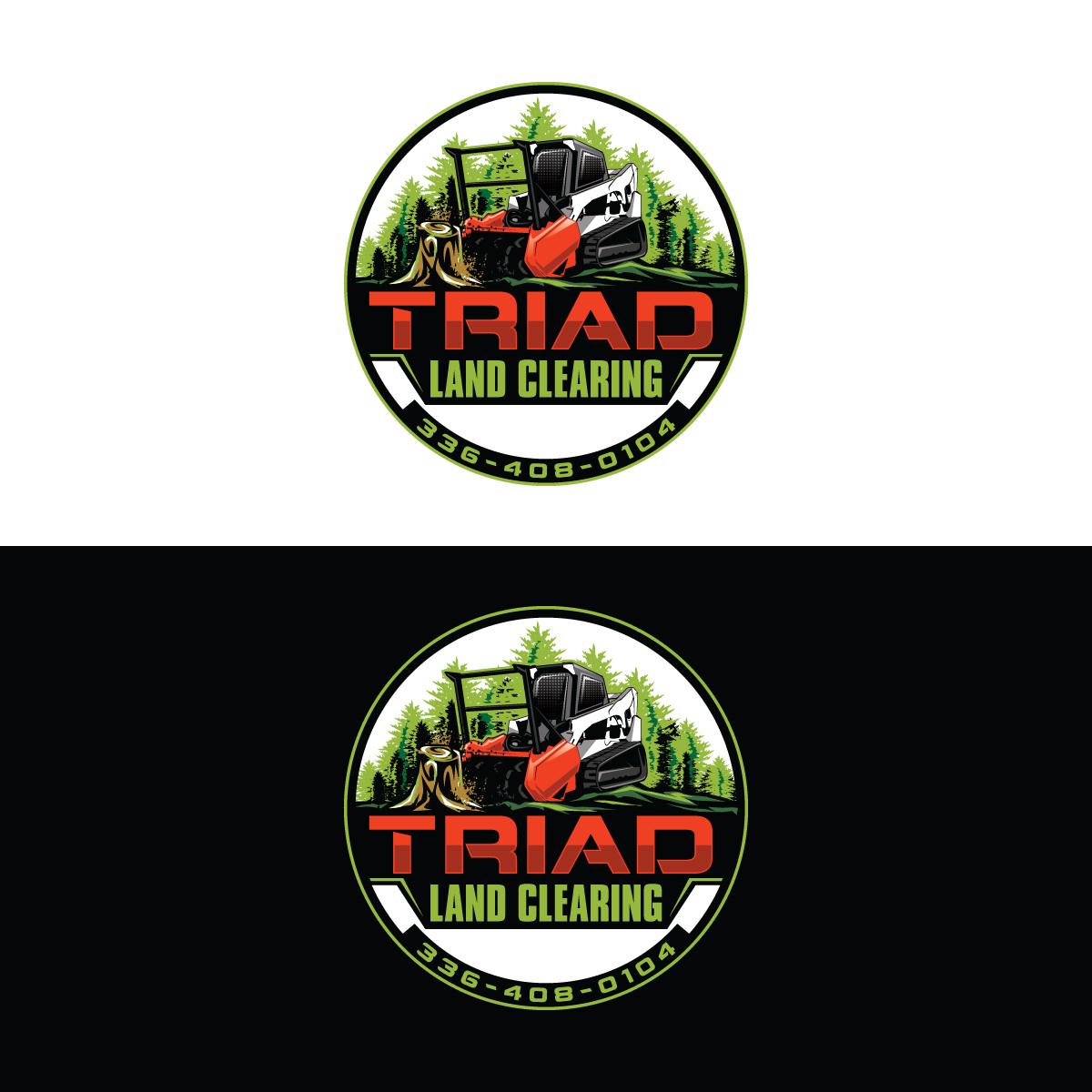 Logo Design by prodesigns99 for Triad Land Clearing  | Design #27874269