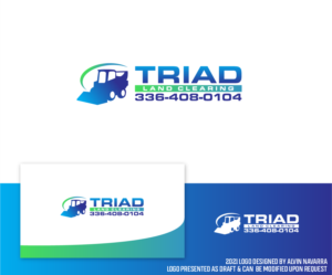 Logo Design by alvinnavarra for Triad Land Clearing  | Design: #27871118