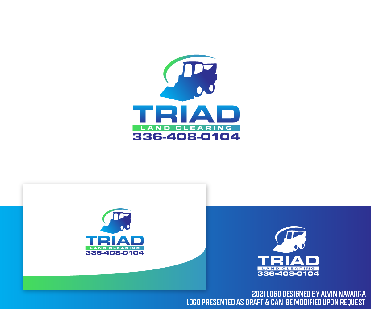 Logo Design by alvinnavarra for Triad Land Clearing  | Design #27871125