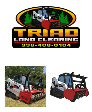 Logo Design by pixelprojekt for Triad Land Clearing  | Design: #27913396