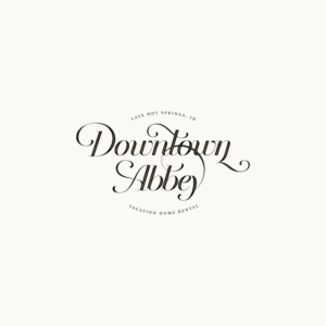 Downtown Abbey Vacation Home Rental Lava Hot Springs, ID | Logo Design by AlexMorisseau