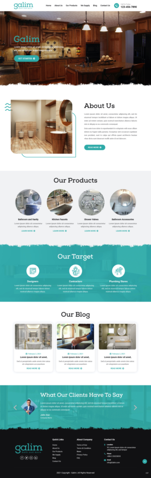 Web Design by pb for this project | Design: #27869370