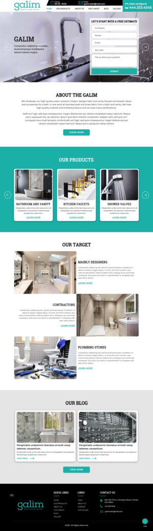 Web Design by pb for this project | Design: #27869377