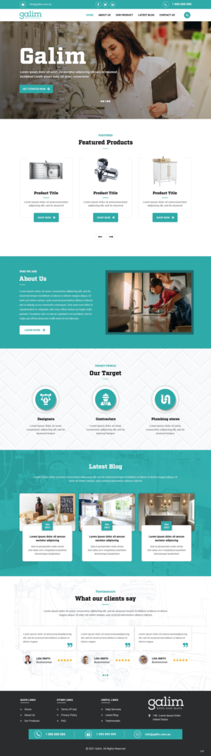 Web Design by pb for this project | Design: #27869379