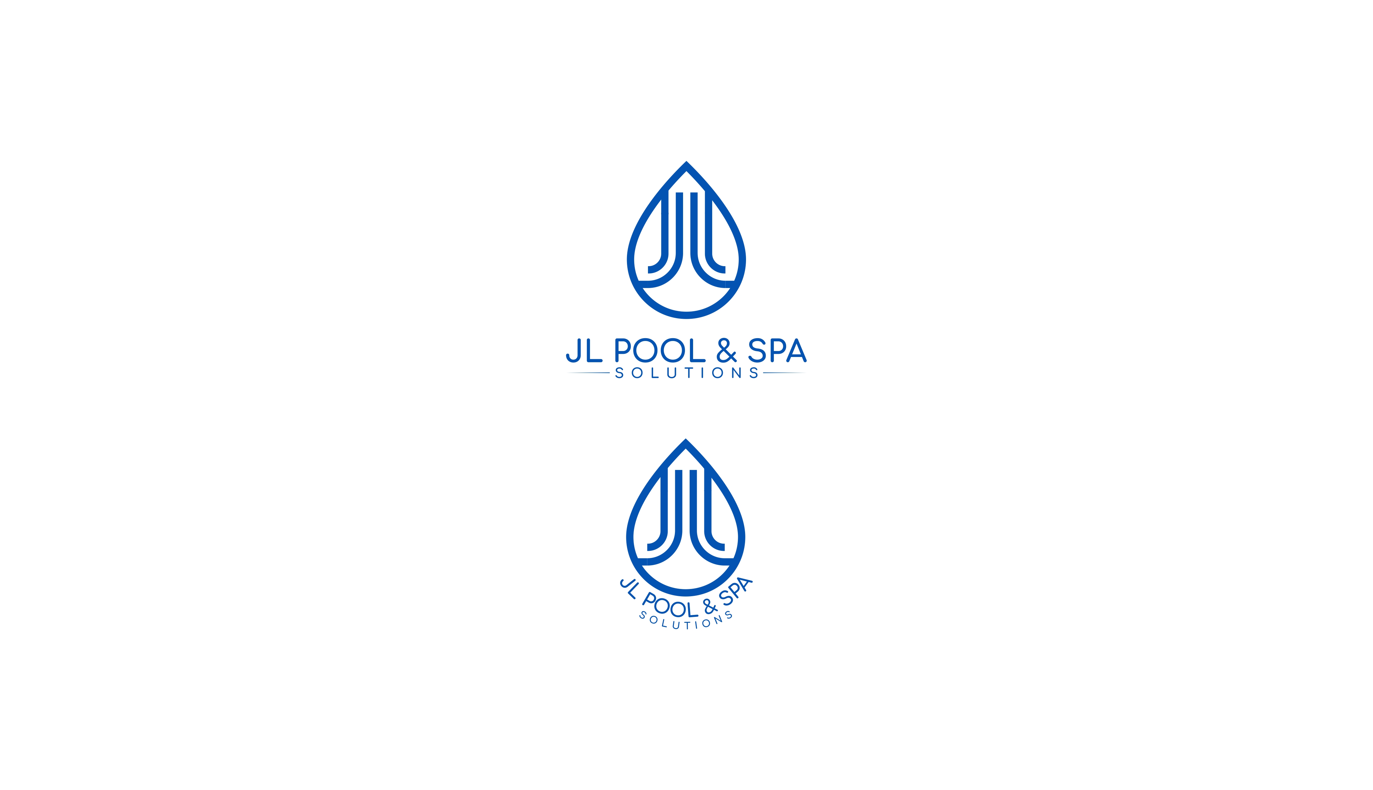 Logo Design by big daddy bojat for JL Pool & Spa Solutions | Design #27865881
