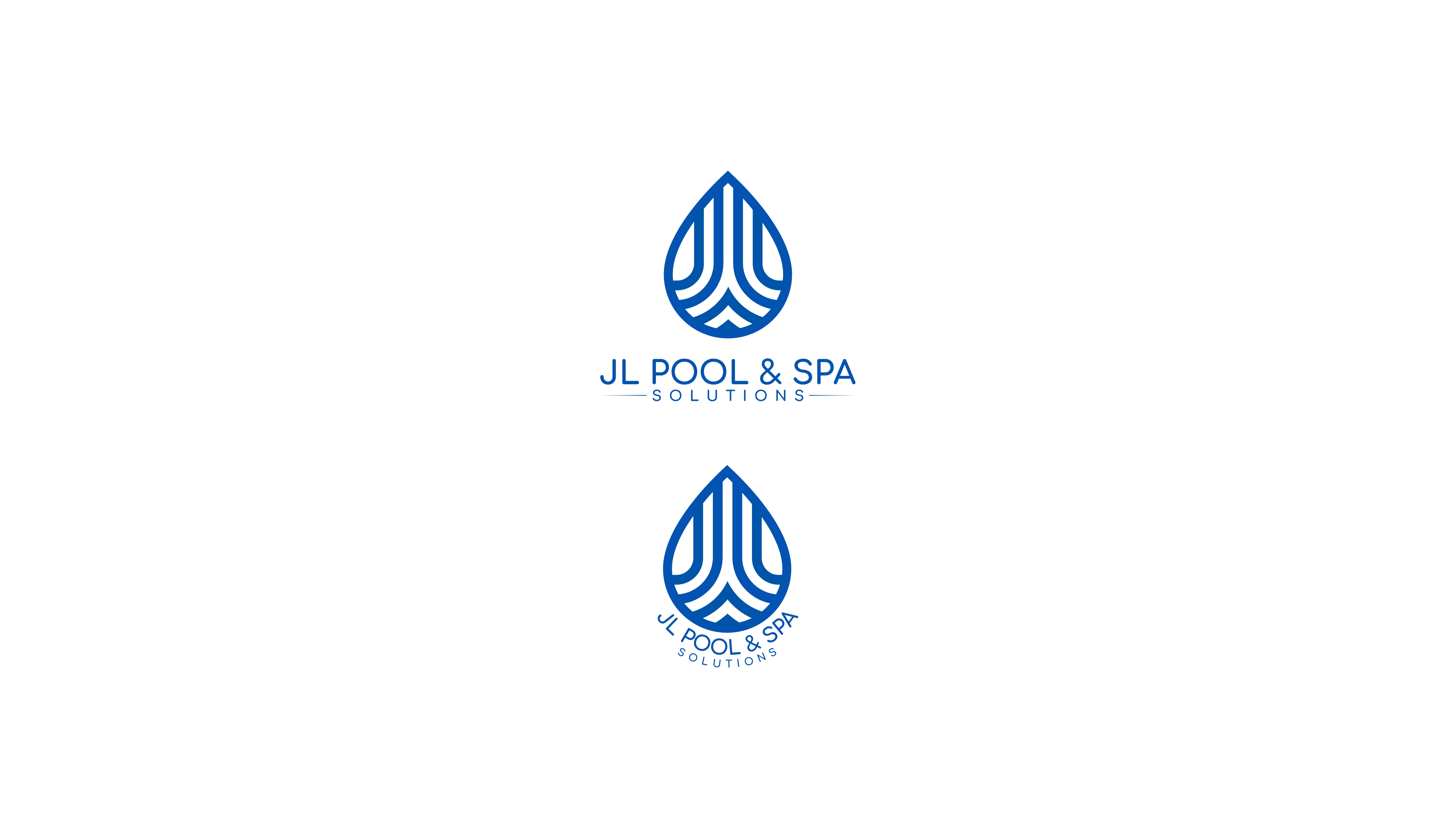 Logo Design by big daddy bojat for JL Pool & Spa Solutions | Design #27865883