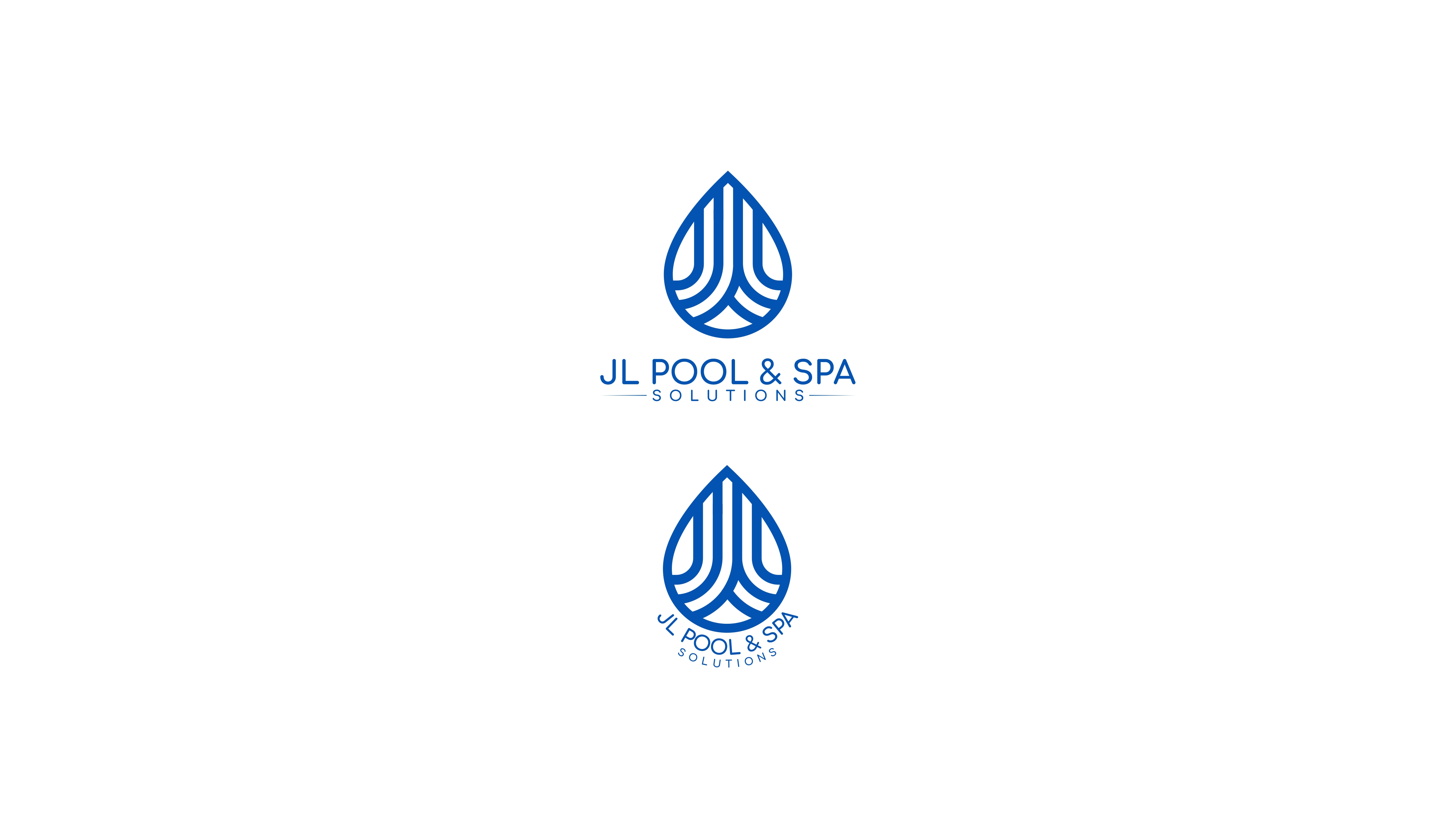 Logo Design by big daddy bojat for JL Pool & Spa Solutions | Design #27865884