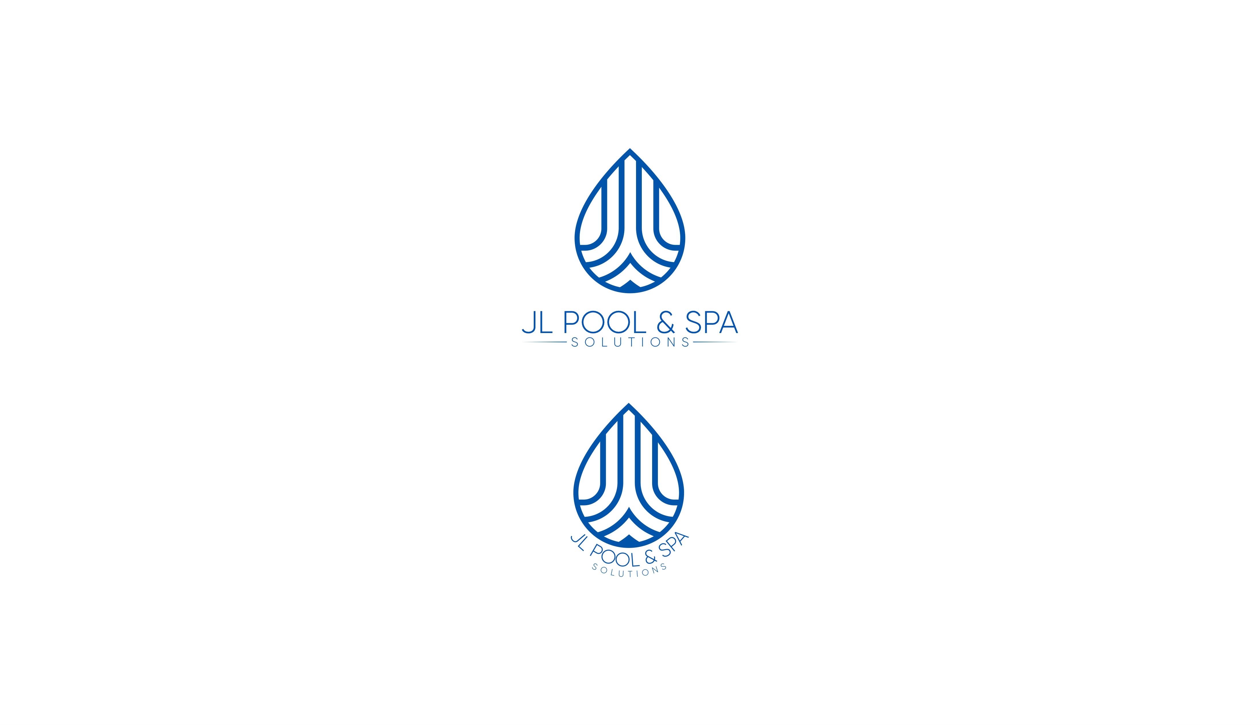 Logo Design by big daddy bojat for JL Pool & Spa Solutions | Design #27865885