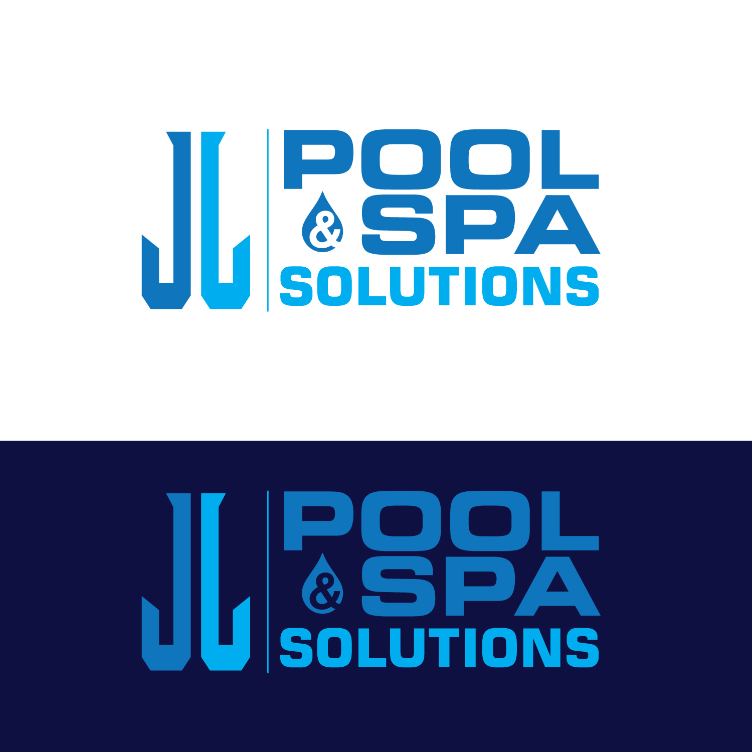 Logo-Design von uk für JL Pool & Spa Solutions | Design #27863635