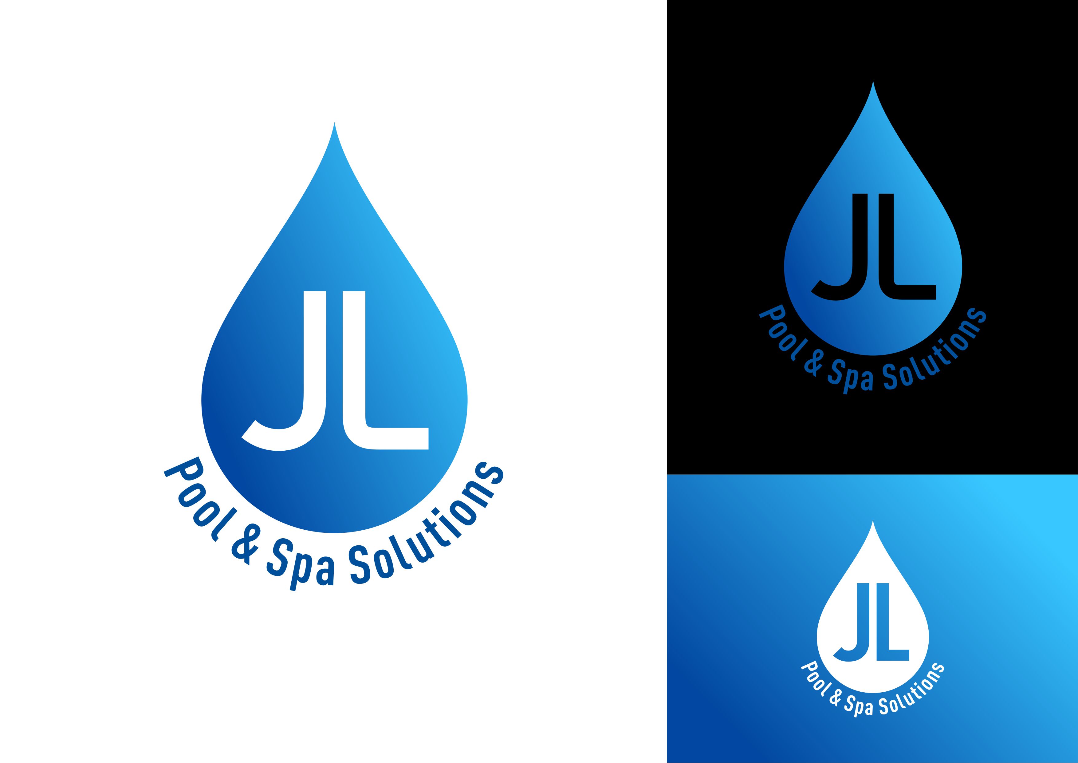 Logo Design by ammar_ed for JL Pool & Spa Solutions | Design #27860502