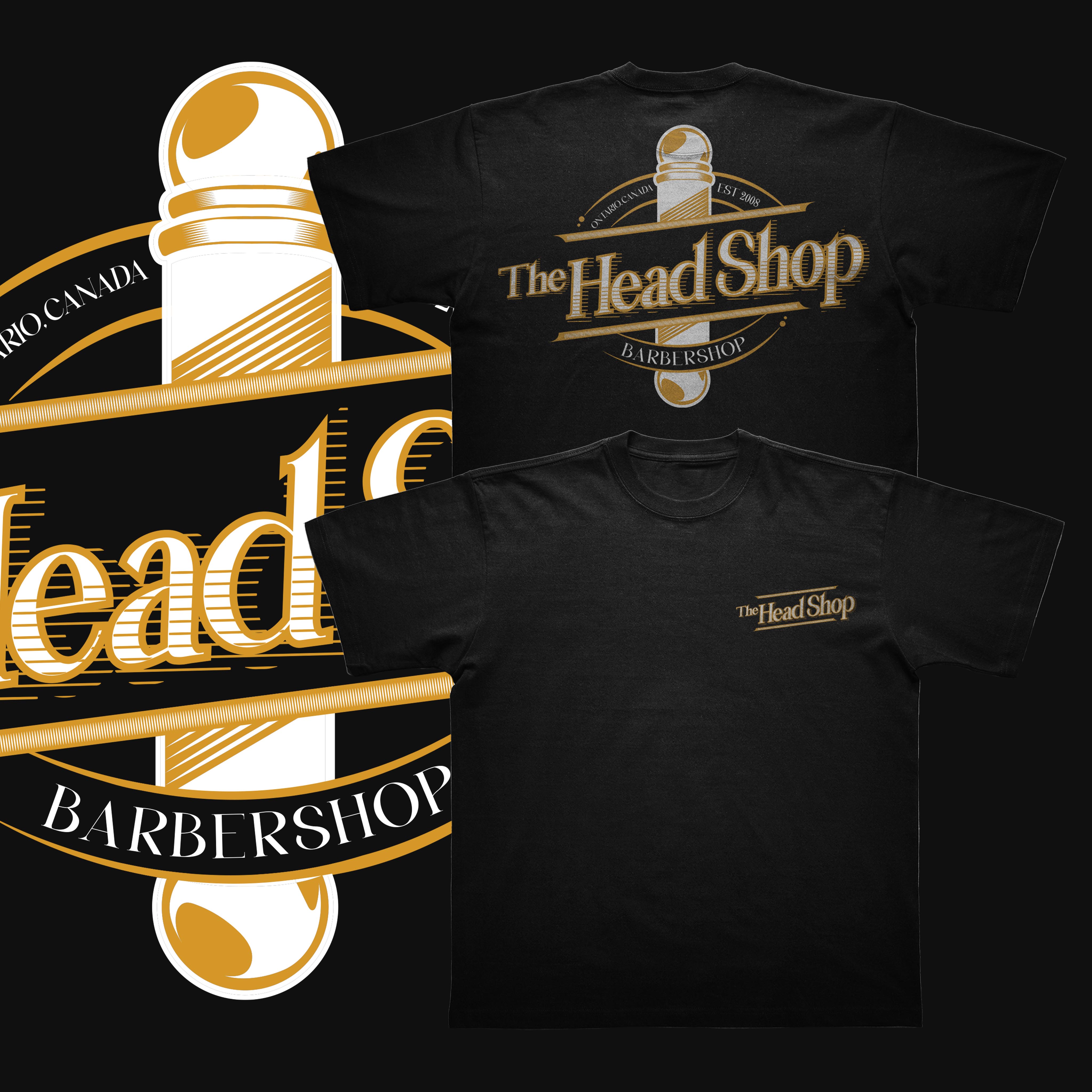 T-shirt Design by Rifqi 7 for The Head Shop Barbershop | Design #27870659