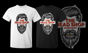 T-shirt Design by Jagerstraum for The Head Shop Barbershop | Design #27886410