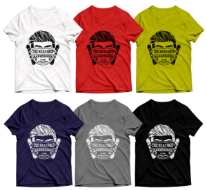 T-shirt Design by dmoeksa for The Head Shop Barbershop | Design: #27881789